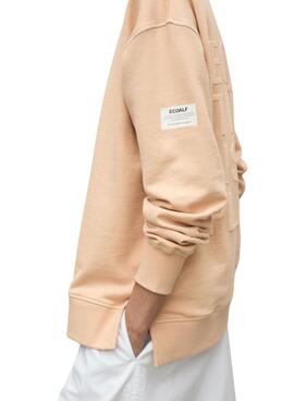 Ecoalf Storm Kapuzenpullover orange für Damen.