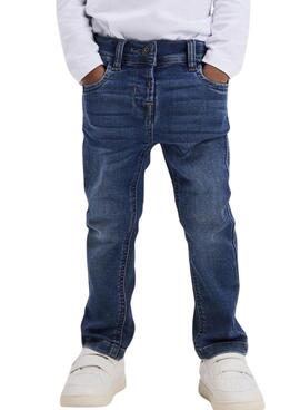 Jeans Name It Silas slim blau für Jungen.