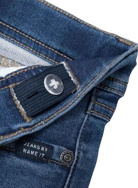 Jeans Name It Silas slim blau für Jungen.