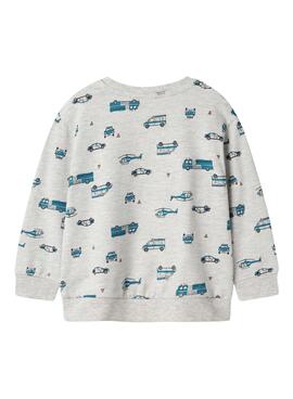  Sweatshirt Name It Troy in Grau für Jungen