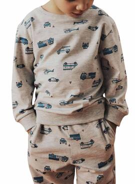  Sweatshirt Name It Troy in Grau für Jungen