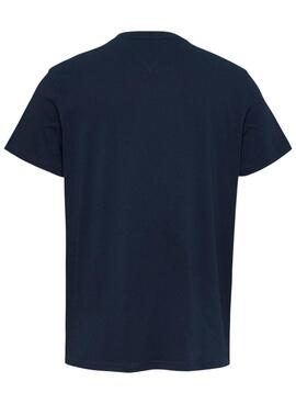 T-shirt Tommy Jeans Graphic   in Marineblau für Männer.