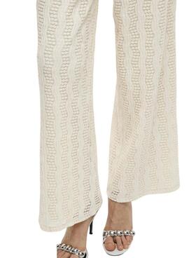 Hose Beige Vila Vilumena Beige für Damen.