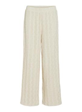Hose Beige Vila Vilumena Beige für Damen.