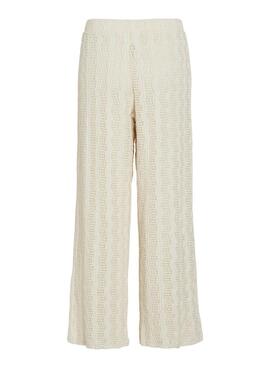 Hose Beige Vila Vilumena Beige für Damen.