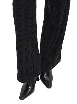 Hose  Vila Vilumena Schwarze für Frauen.
