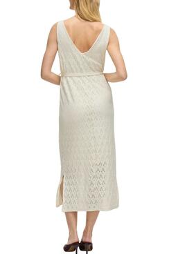 Kleid Vila Vimalina in beige für Frauen.