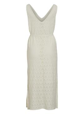 Kleid Vila Vimalina in beige für Frauen.