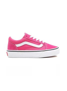  Sneakers Vans Old Skool Rosa für Mädchen