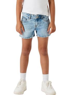Die Bermuda Name it Rose Regular Denim für Mädchen.