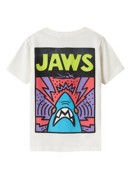 T-shirt Name It Makai Jaws regular beige Kind.