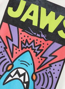 T-shirt Name It Makai Jaws regular beige Kind.