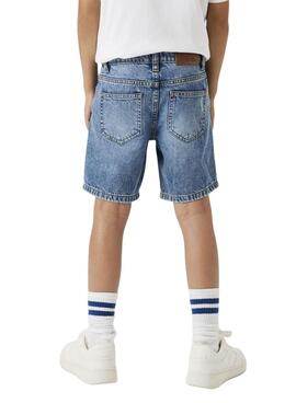 Bermuda Name It Silas Loose Denim für Jungen