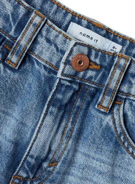 Bermuda Name It Silas Loose Denim für Jungen