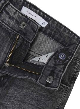 Bermuda Name It Silas Loose Jeans schwarz für Jungen