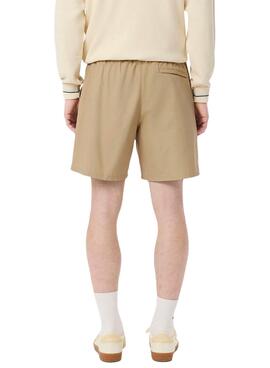 Shorts Lacoste Popelin beige für Herren