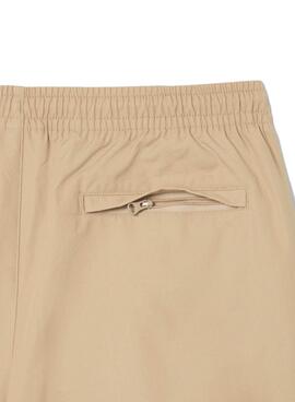 Shorts Lacoste Popelin beige für Herren