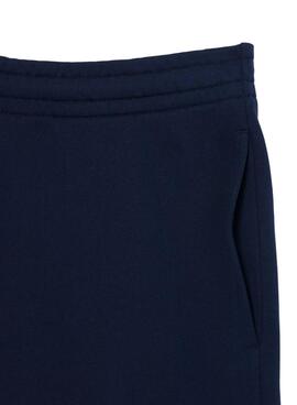 Kurze Lacoste Jogger in Marineblau für Herren.
