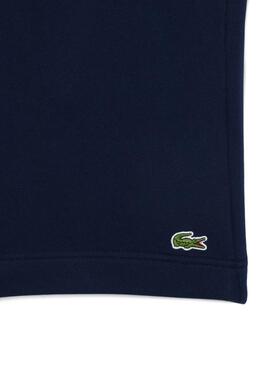 Kurze Lacoste Jogger in Marineblau für Herren.
