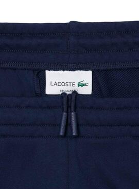 Kurze Lacoste Jogger in Marineblau für Herren.