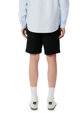 Kurze schwarze Lacoste Jogginghose für Herren