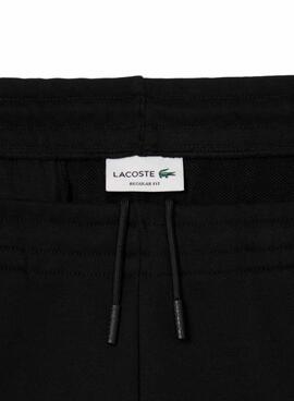 Kurze schwarze Lacoste Jogginghose für Herren