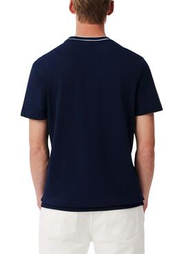 Lacoste Pique T-Shirt in Blau für Herren