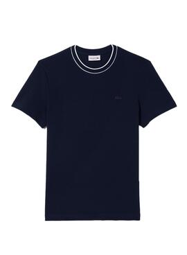Lacoste Pique T-Shirt in Blau für Herren