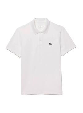 Polohemd von Lacoste mit weißen Rippenbündchen für Herren