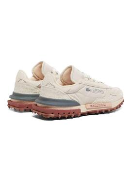 Turnschuhe Lacoste Elite in Beige für Frauen