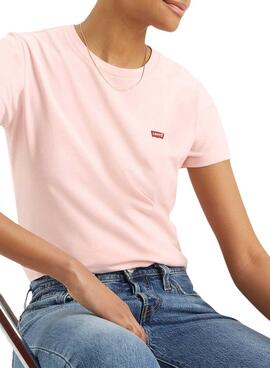 T-shirt Levis Perfect Tee   in Rosa für Frauen.