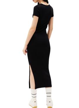 Kleid Tommy Jeans Bodycon Schwarz für Frauen