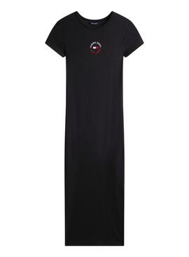 Kleid Tommy Jeans Bodycon Schwarz für Frauen