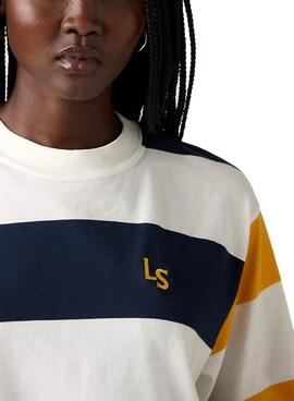 T-shirt Levis Rugby Mehrfarben  für Frauen.