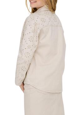  Jacket  Only Kids   Crochet in Beige für Mädchen.