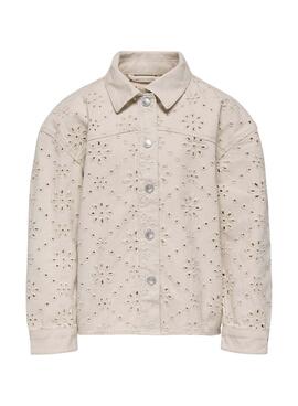  Jacket  Only Kids   Crochet in Beige für Mädchen.