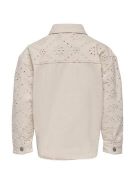 Jacket  Only Kids   Crochet in Beige für Mädchen.