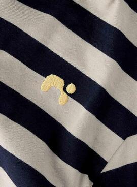 T-shirt Name It Fridy beige Streifen für Mädchen