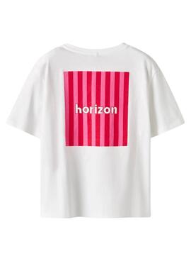 T-Shirt Name It Falaura Regular weiß für Mädchen