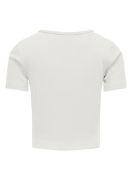 T-shirt Only Kognessa weiß für Mädchen