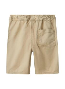 Bermuda Name It Ryan Jog beige Jogger für Mädchen.