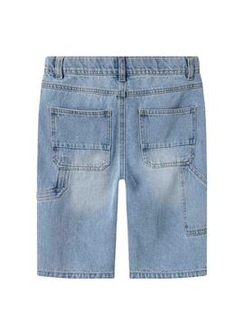 Bermuda Name It Ryan Denim Blau für Jungen