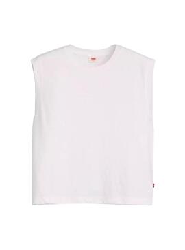 T-shirt Levis Boxy   in Weiß für Frauen