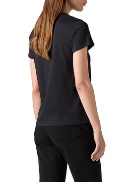  T-Shirt Levis Coloring Book   in Schwarz für Frauen