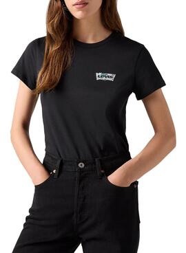  T-Shirt Levis Coloring Book   in Schwarz für Frauen