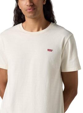 T-shirt Levis Basic  in Weiß für Männer.