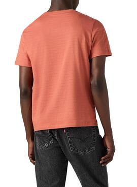  T-Shirt Levis Basic Orange  für Männer.