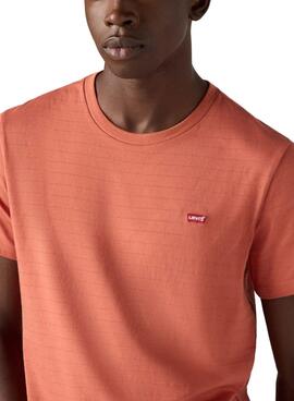  T-Shirt Levis Basic Orange  für Männer.
