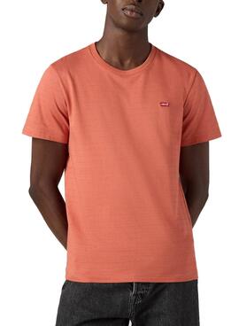  T-Shirt Levis Basic Orange  für Männer.