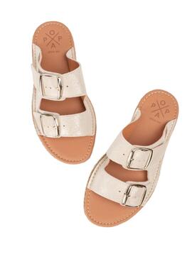 Sandalen Popa Collao Boreal Gold für Frauen